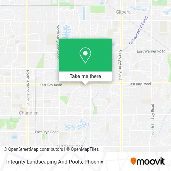 Integrity Landscaping And Pools map