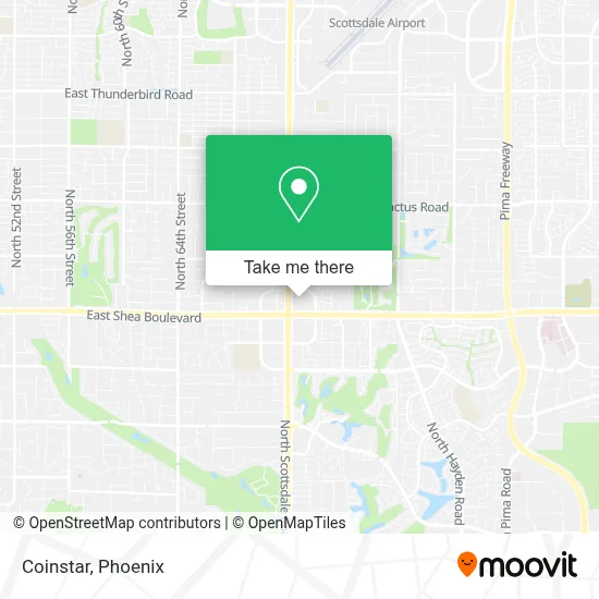 Coinstar map