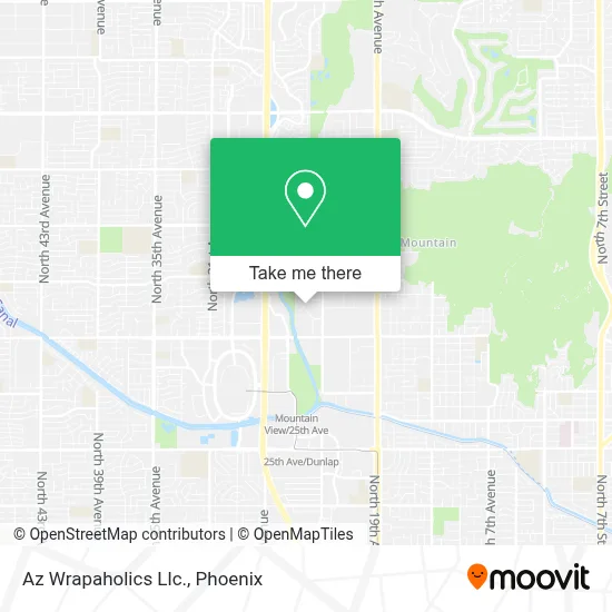 Az Wrapaholics Llc. map