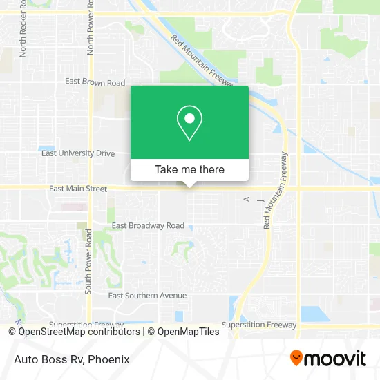 Auto Boss Rv map