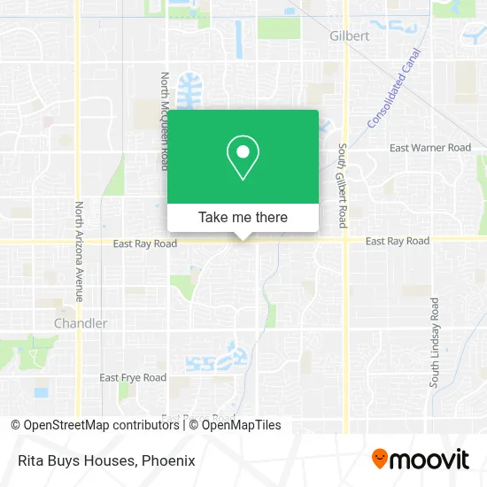 Rita Buys Houses map