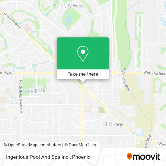 Ingenious Pool And Spa Inc. map