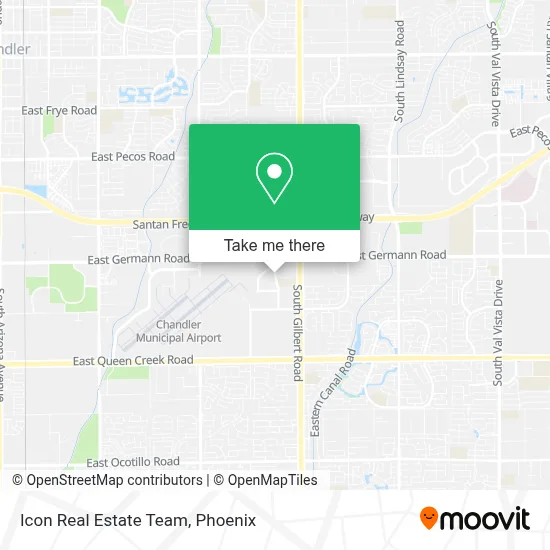 Icon Real Estate Team map