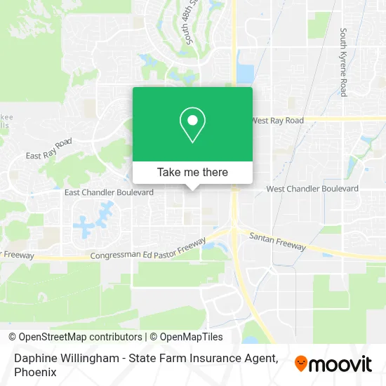 Daphine Willingham - State Farm Insurance Agent map
