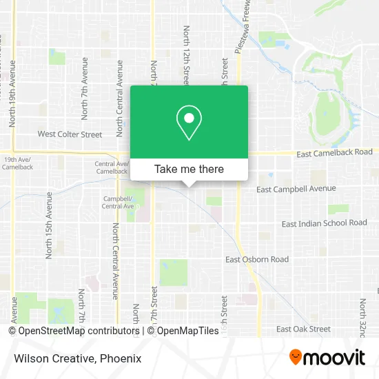 Wilson Creative map