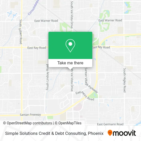 Simple Solutions Credit & Debt Consulting map