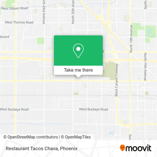 Restaurant Tacos Chava map