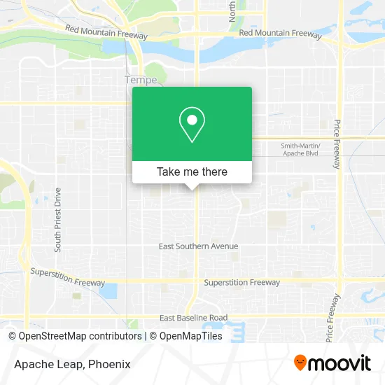 Apache Leap map