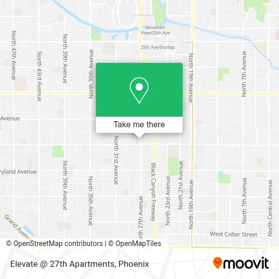 Elevate @ 27th Apartments map
