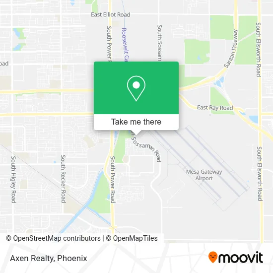 Axen Realty map
