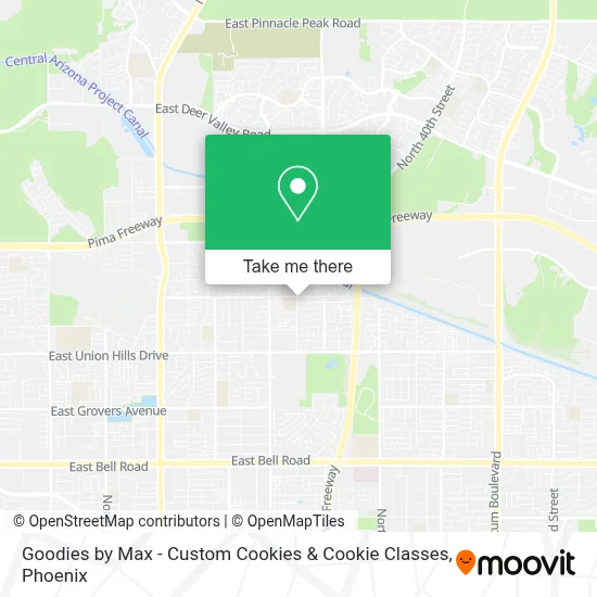 Goodies by Max - Custom Cookies & Cookie Classes map