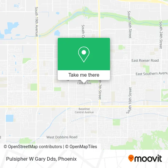 Pulsipher W Gary Dds map