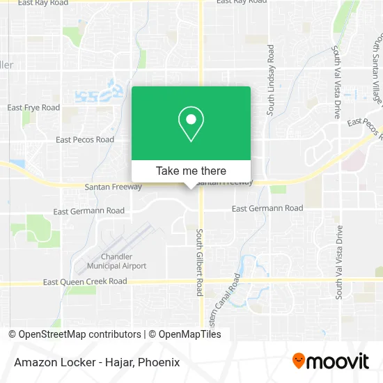 Amazon Locker - Hajar map