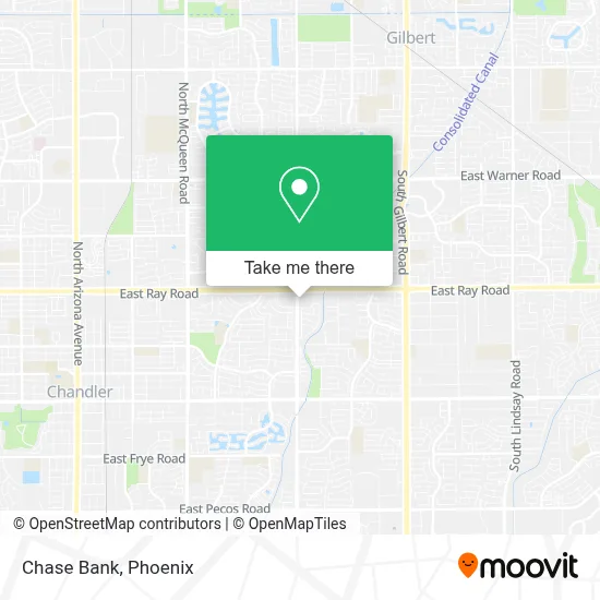 Chase Bank map