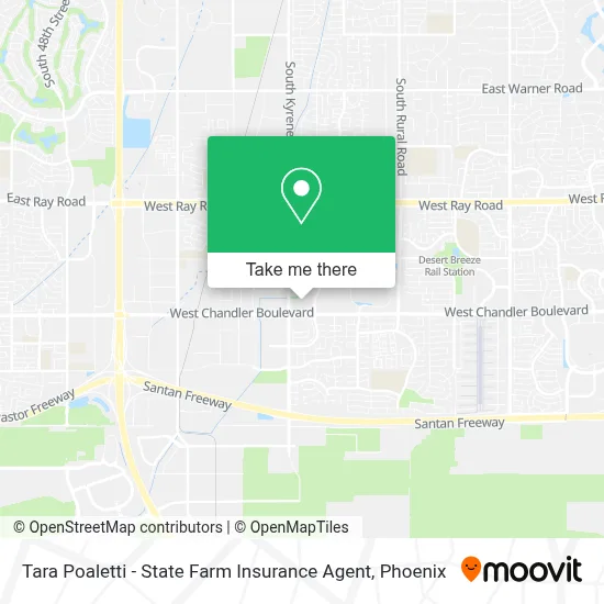 Tara Poaletti - State Farm Insurance Agent map