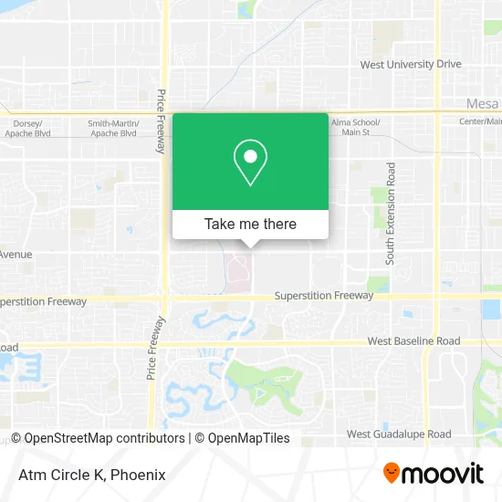 Atm Circle K map