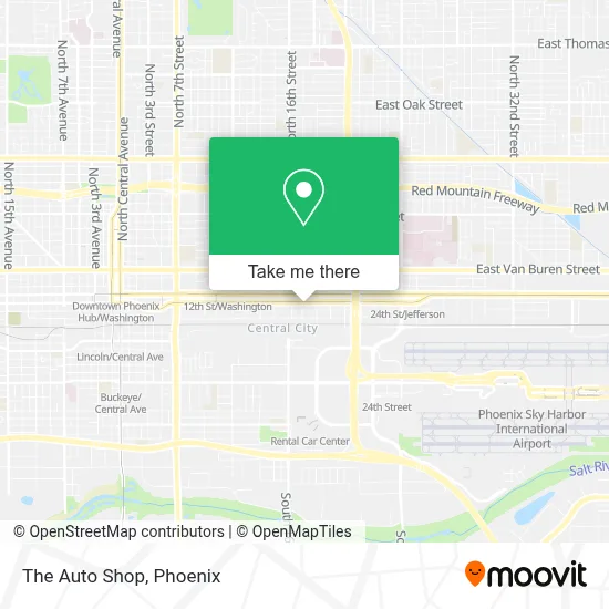 The Auto Shop map
