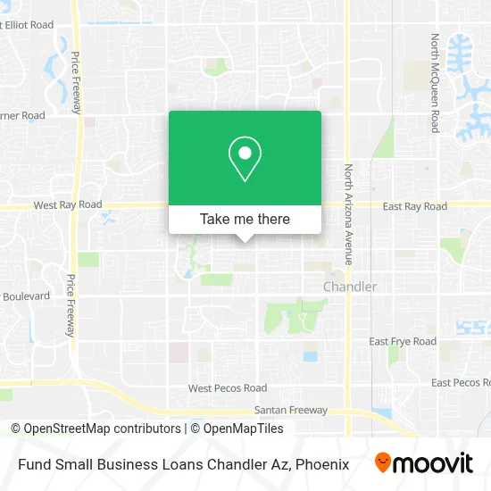 Fund Small Business Loans Chandler Az map