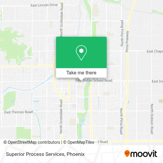Superior Process Services map