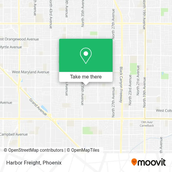 Harbor Freight map