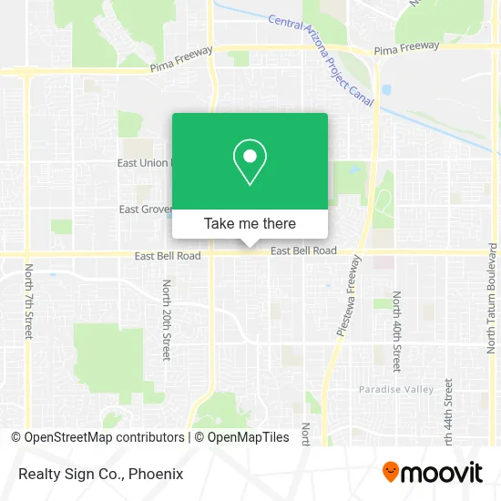 Realty Sign Co. map