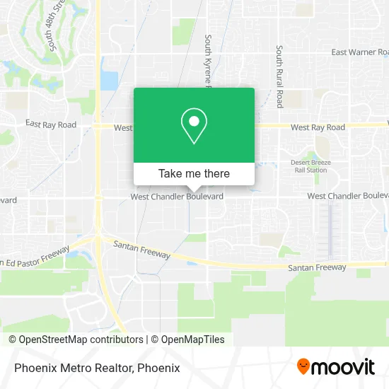 Phoenix Metro Realtor map