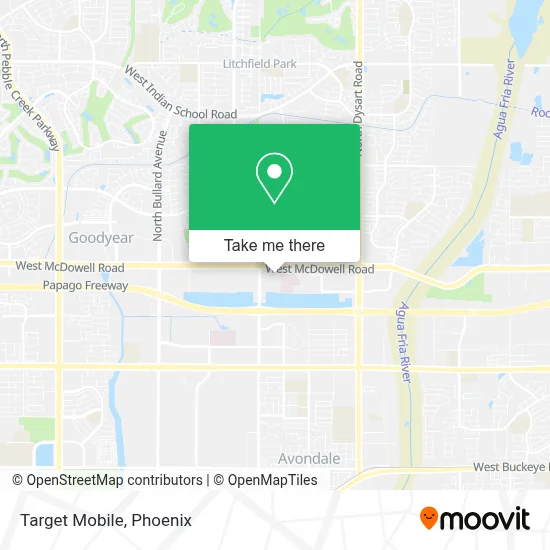 Target Mobile map