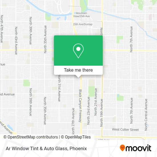 Ar Window Tint & Auto Glass map