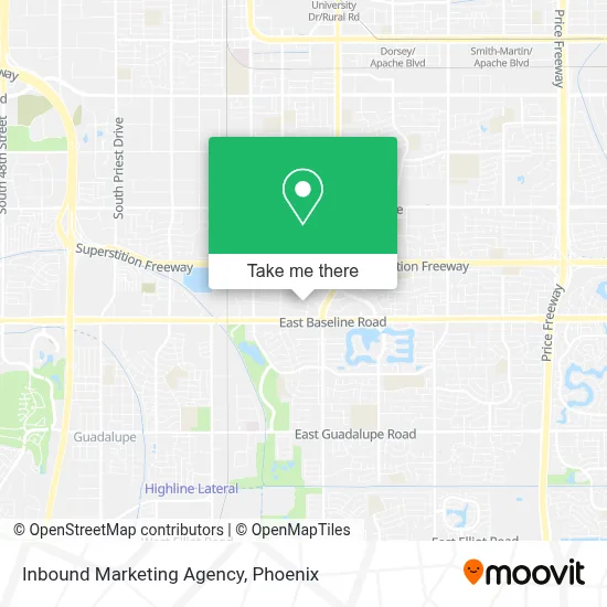 Inbound Marketing Agency map