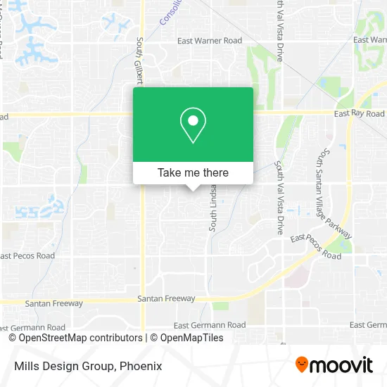 Mills Design Group map