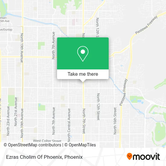 Ezras Cholim Of Phoenix map