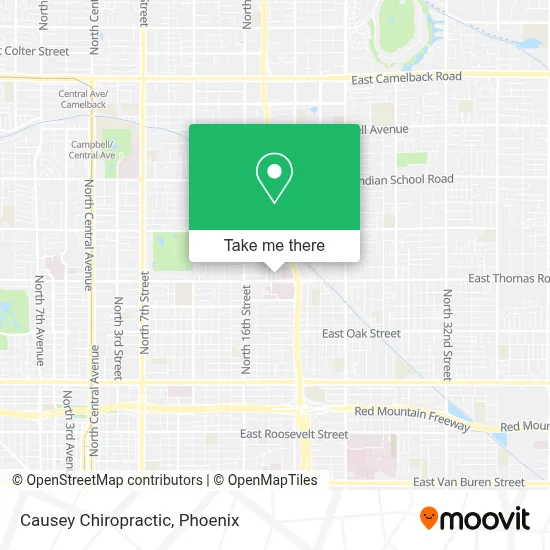 Causey Chiropractic map