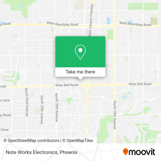 Note Works Electronics map