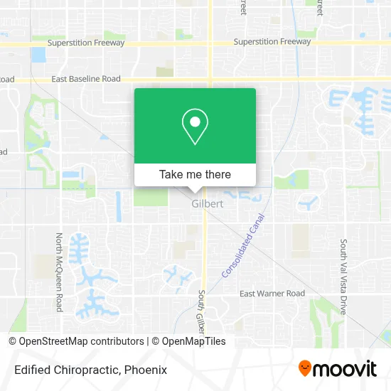 Edified Chiropractic map