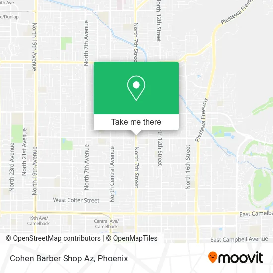 Cohen Barber Shop Az map