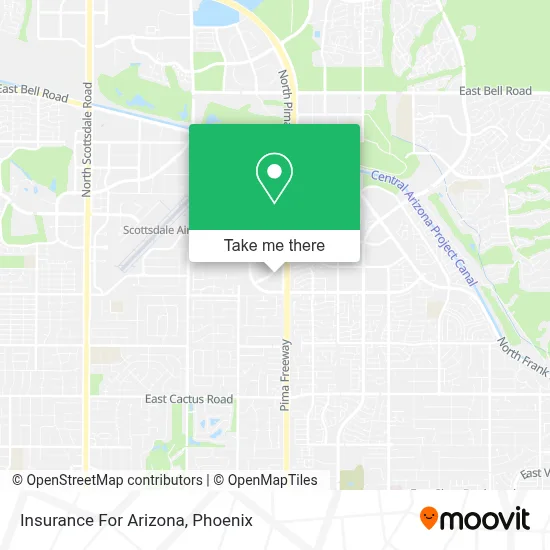 Insurance For Arizona map