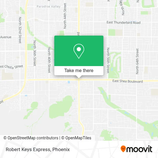Robert Keys Express map