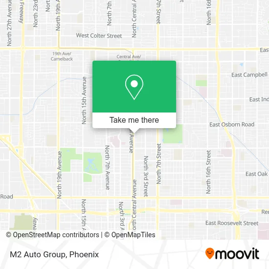 M2 Auto Group map