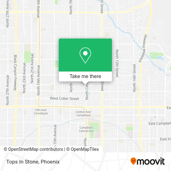 Tops In Stone map
