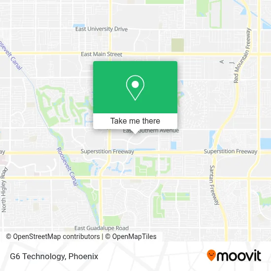 G6 Technology map