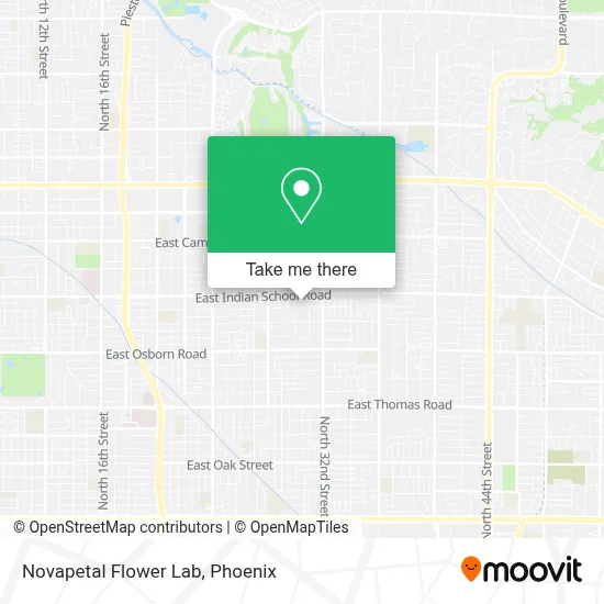 Novapetal Flower Lab map