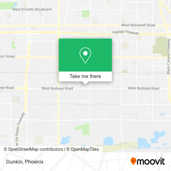 Dunkin map