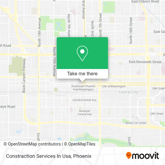 Constraction Services In Usa map