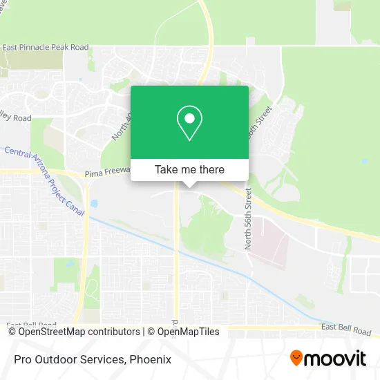 Pro Outdoor Services map