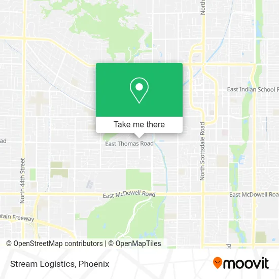 Stream Logistics map