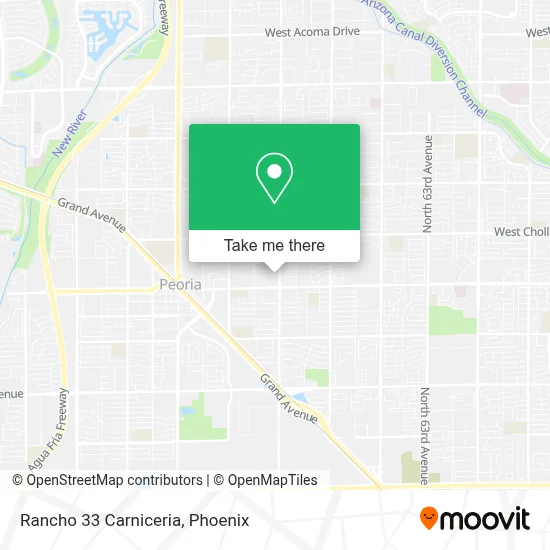 Rancho 33 Carniceria map