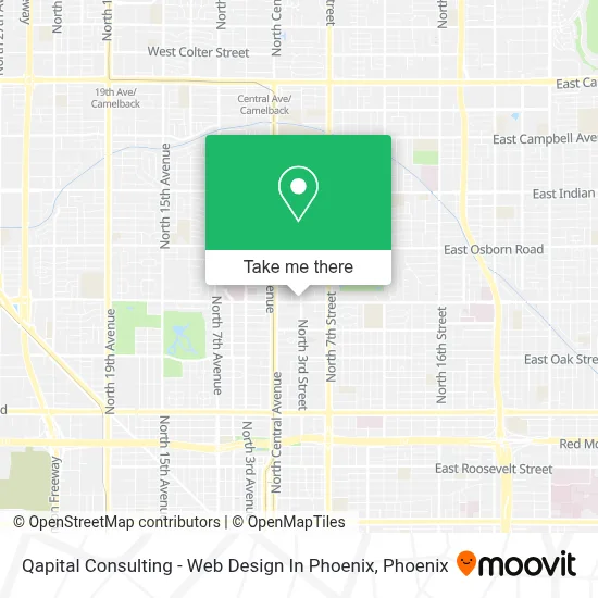 Qapital Consulting - Web Design In Phoenix map