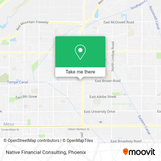 Native Financial Consulting map