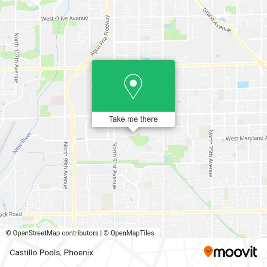 Castillo Pools map