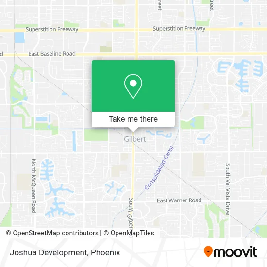 Joshua Development map